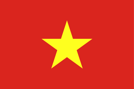 Official flag of Vietnam . Socialist Republic of Vietnamのイラスト素材