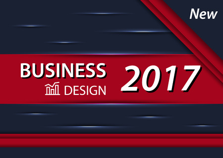 Red and blue abstract template design.のイラスト素材