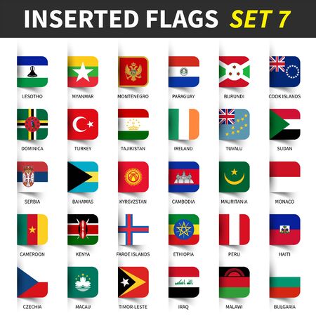 All flags of the worldのイラスト素材