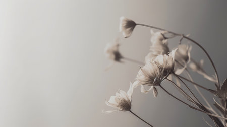 flowers in soft color and blur style for background - Vintage Filterの素材