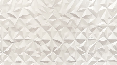 White polygon abstract background. 3d rendering, 3d illustration.の素材
