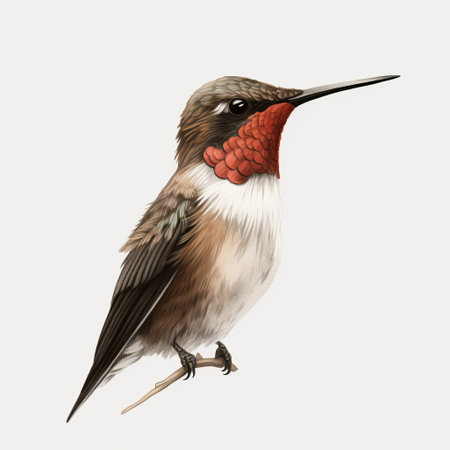 Olive-throated Hummingbird - Collared Hummingbirdの素材