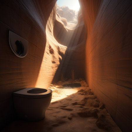 Interior of Antelope Canyon in Arizona, United States of Americaの素材