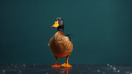 experience the beauty of ducks captured through the lens of japanese minimalism in stunning 8k resolution. each shot is carefully composed to showcase the simplicity and elegance of these feathered creatures. ai generatedの素材