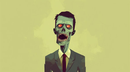 a new minimalist approach to the zombie genre, with a focus on character development and survival tactics. the story follows a small group of survivors as they navigate a world overrun by the undead. ai generatedの素材