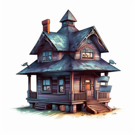 this highly detailed clipart of a refundable down payment guarantee is isolated on a white background. perfect for use in financial or real estate presentations. ai generatedの素材