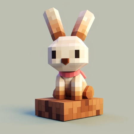 learn how to create a cute rabbit character in minecraft using pixel art techniques. this tutorial will guide you through the process step-by-step. ai generatedの素材