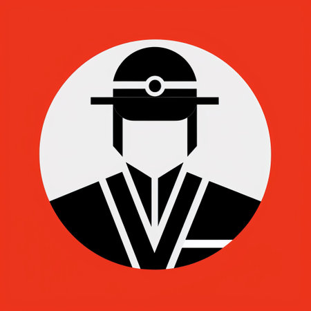 this is a pictogram of a pilot created in the isotype style by gerd arntz, a german artist and designer known for his contribution to the development of modern pictograms. the isotype style is characterized by its use of simple, geometric shapes to convey information. ai generatedの素材
