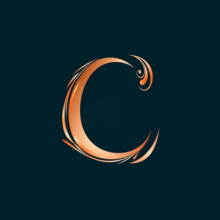 design a beautiful and elegant logo for a marketing agency using the letters c blended together. the logo should be minimalistic and visually appealing. ai generatedの素材