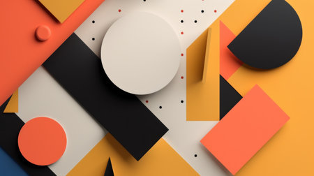 create a paper with a simple yet stylish design inspired by the 1980s era. keep it minimalistic and modern. ai generatedの素材