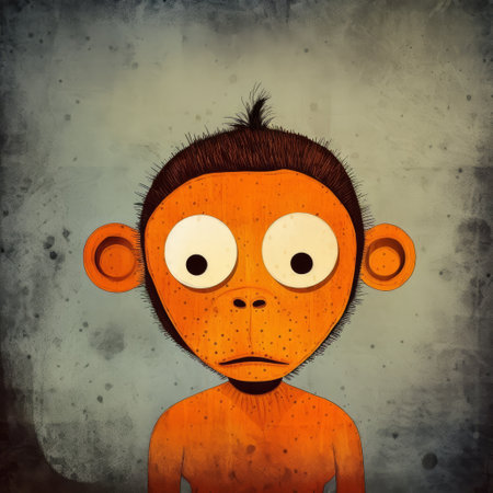 explore the world of vector art and minimalist painting with chimp comics' latest release, featuring the hilarious antics of an orange lion. inspired by artists like john riley and andy kehoe, the illustrations use stippling and toy-like proportions to create a unique visual style. check out the full collection on flickr!, ai generatedの素材