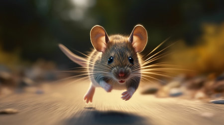 experience the thrill of watching a mouse running in ultra high definition with the cinematic quality of canon eos r3. this footage is extremely detailed, ultra sharp, and captured in hdr with 8k resolution. ai generatedの素材
