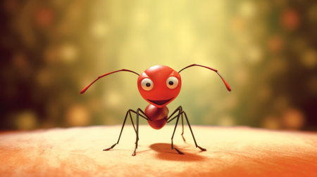experience the nostalgia of a classic animated film featuring an ant from the bc film board. follow the ant's journey through the beautiful landscapes of british columbia. ai generatedの素材