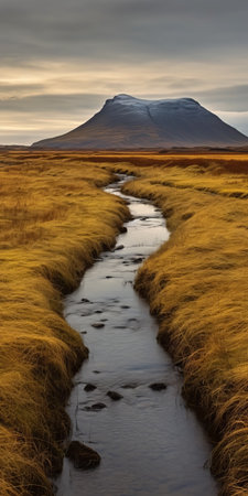 discover the beauty of iceland's marshland and the gangkhar puensum mountain path with stunning views of adam's snowy owl mountain. stay warm with adur sweaters and capture the scenery with tamron 18-400mm f/3.5-6.3 di ii vc hld 24mm f/2.8 di iii osd m1:2 lens. enjoy the rushmore-esque symmetrical arrangement of minimalist typography and gothic language grandeur in the style of animated gifs and handwritten letters.の素材