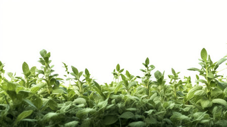kale, the leafy green vegetable, is captured in a stunning close-up shot against a pristine white background. the image is reminiscent of the style of renowned artists such as teamlab, basil gogos, and kitty lange kielland. the kale's intricate and elaborate borders are highlighted, making it a perfect fit for serene pastoral scenes. this photo is sure to catch the eye of anyone looking forの素材