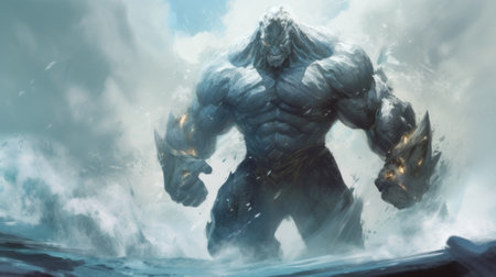 the angelic creature depicted in this artwork by aleksi briclot is a striking example of salvagepunk style. the manga-inspired character is frozen in movement, with a strong facial expression that conveys a sense of determination. the thick texture of the piece adds to its boldness, while the use of sliman mansour keywords adds to its cultural significance. ai generatedの素材