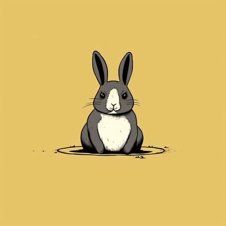 jackie the rabbit is featured in this black and white wallpaper, inspired by the artistic styles of jon mcnaught, richard serra, and jean-baptiste monge. the simple yet colorful illustrations showcase a combination of dark yellow and dark gray tones. with a resolution of 20 megapixels, this image captures the soggy atmosphere perfectly. ai generatedの素材
