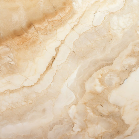a close-up view of a neoclassical composition featuring a marble surface in light beige and light amber tones. the eroded interiors and dramatic backdrop create a spectacular setting reminiscent of ancient chinese art. the gemstone-like appearance adds to the overall allure of this captivating image. ai generatedの素材