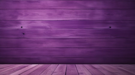 a photo of a purple wooden wood interior background with a playful and whimsical tone. the realistic color schemes and loose paint application give it an installation-based feel. the vibrant stage backdrops and subdued colors create a matte photo with a unique aesthetic. ai generatedの素材