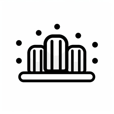 a simple black line icon of a gambling symbol, such as a dice or playing card, is depicted in this image. the icon is designed with clean lines and evenly spaced shapes, ensuring a visually appealing and professional look. the image is presented on a white background, allowing for easy integration into various design projects. ai generatedの素材