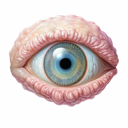 a clam, beautifully drawn by alex gross, is showcased in this 8k uhd photograph. the artwork exhibits extreme details, capturing the viewer's attention. the clam is centered and isolated, standing out against a natural color design on a white background. ai generatedの素材