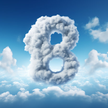 clouds in the sky form the backdrop for this captivating photo. the unique typography style, combined with realistic and intricate details, creates a visually stunning image. the numerical complexity adds an element of intrigue, while the surreal theatrics and bold spray-painted letters bring a touch of artistic flair. the matte finish enhances the overall effect, making this associated press photo truly captivating. ai generatedの素材