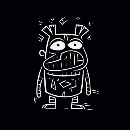 a minimalistic one-line drawing of a pig in basquiat style, serving as a mascot emblem or symbol. this png format image features only the stroke, similar to the lacoste dino, but without any fill. it captures the essence of jean michel basquiat's style, making it a unique and eye-catching design. ai generatedの素材
