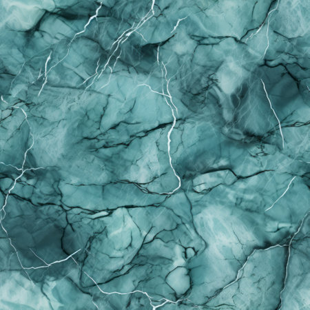 a photo of a high-resolution marble effect pattern featuring black streaks. the pattern is created in the style of dark turquoise and light gray, with abstract-cration and layered mesh elements. the contrasting backgrounds showcase light maroon and dark emerald colors, while the pattern itself is set against light white and dark aquamarine tones. ai generatedの素材
