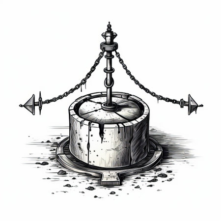 a photo of a unique drawing inspired by classic medieval architecture, featuring industrial machinery aesthetics. the drawing showcases intricate details and is created using ink wash technique. the use of marble elements adds a touch of elegance, while the goblincore influence adds a whimsical twist. the open form composition allows for a sense of freedom and creativity. the drawing is made even more intriguing byの素材