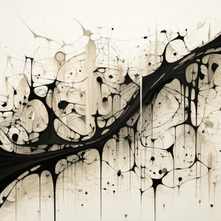 the photo features an abstract black and white drawing titled "idealism." the drawing is created in a style that resembles vines, with rough-edged 2d animation and illustrative pen and ink techniques. the figures in the drawing are elongated and fragmented, giving it a futuristic feel. the use of the ferrania p30 film adds a unique touch to the photo, while the free-flowing lines enhance itsの素材