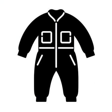 a black and white sign image featuring a suit on a white background. this utilitarian-style photo incorporates elements of babycore, warmcore, and iconographic symbolism. the image showcases flat areas of color and organic material, creating a childlike aesthetic. ai generatedの素材