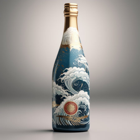 a dental office in chicago offers a unique food product designed with gaming in mind. the product features a seamless pattern of seigaiha and incorporates an alcohol ink texture. predominantly blue and gold, this food item is a delightful treat for guests visiting the dental office. ai generatedの素材