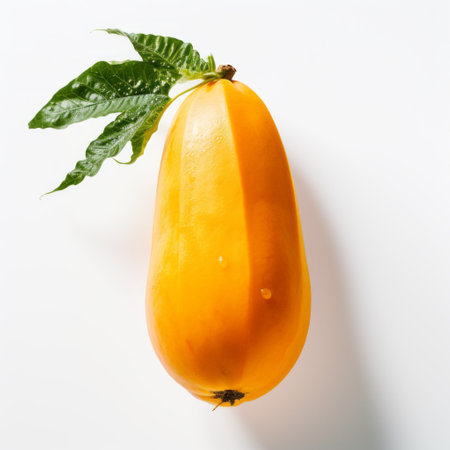 ohana fruit, captured in a minimal retouching style, showcases gelatinous forms in vibrant shades of orange and gold. this webcam photograph utilizes high-key lighting to accentuate the elongated shapes of the fruit, creating a visually striking composition. the barroco aesthetic adds a touch of elegance to the overall image. ai generatedの素材