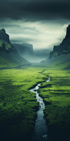 a captivating photo of a swamp with majestic mountains in the background. this stunning image, taken by johannes voss, showcases the beauty of nature. it has won the unsplashed contest and is a masterpiece of visual art. with a front-facing perspective, the photo evokes nostalgic vibes and is perfect as a high-quality 4k vertical wallpaper for your phone. the serene and sparsely populated landscape resemblesの素材