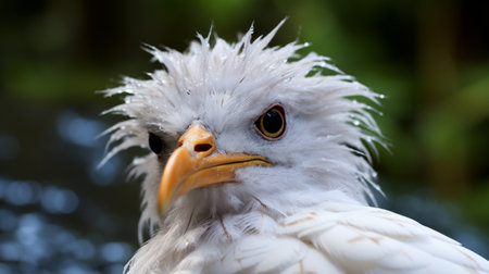 a photo of a bird-like eye captured in a white and gold style, using the carl zeiss distagon t 15mm f2.8 ze lens. the image is reminiscent of the works of dino valls and hendrik hondius, featuring jagged edges and a raw, confrontational aesthetic. frederick arthur bridgman's influence can also be seen in this striking composition. ai generatedの素材