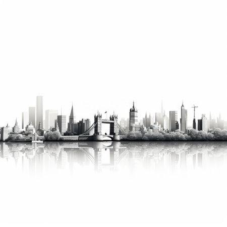 tower of london line art illustration with clean, precise lines, showcasing the iconic silhouette and distinctive architecture of the castle. this minimalist depiction captures the essence of its form and structure, highlighting the interplay of towers and spires. ink drawing on smooth paper, perfect for those who appreciate minimalistic art. ai generatedの素材