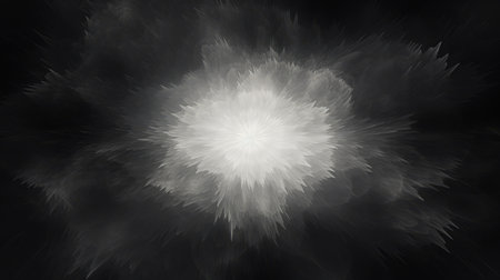 black friday sale: kavu art offers a stunning white abstract art piece inspired by the atmospheric effects and detailed feather rendering found in the works of otto piene. this artwork, rendered in unreal engine, captures the beauty of interstellar nebulae with ambient occlusion. the photo was skillfully taken with a nikon d750. ai generatedの素材