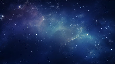 a stunning minimalist background featuring a 32k uhd image of a blue and green galaxy composed of starry white clouds. created by the talented artist caras ionut, this design showcases a streamlined and captivating dark brown and dark blue color scheme. the combination of light indigo and red adds a touch of enchantment to this breathtaking artwork. ai generatedの素材
