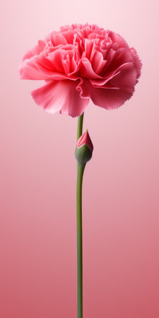 carnation petals art: a collection of stunning carnation photos captured in the style of alex andreev. these wallpapers and backgrounds, rendered in cinema4d, showcase simplistic cartoon-like designs with a graceful balance. each image is filled with blink-and-you-miss-it details, reminiscent of the intricate work of charles spencelayh. explore the beauty of these pink carnations in this captivating art series. ai generatedの素材