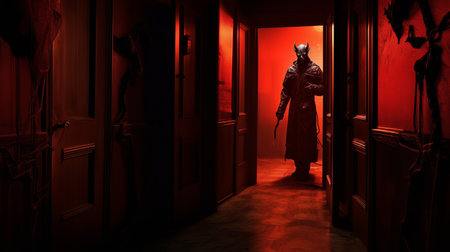 the oculus rift showcases new images of a dark house, captured in the style of the tokina at-x 11-16mm f2.8 pro dx ii lens. these horror-inspired visuals feature a combination of light red and brown tones, presented in ultra-high definition. the fantastical creatures and highly staged scenes were meticulously rendered in cinema4d, resulting in captivating and immersive visuals. ai generatedの素材