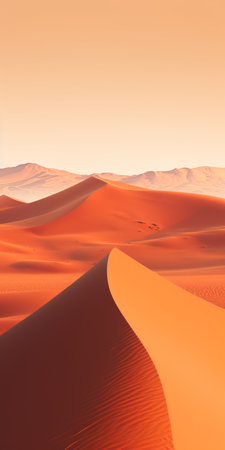 a stunning photograph captured by johannes voss, showcasing a desert landscape with majestic mountains in the background. this visually captivating image, which won the unsplash contest, combines elements of visual art and nature photography. with a front-facing perspective, it evokes nostalgic vibes and is perfect as a high-quality 4k vertical wallpaper for your phone. the sparsely populated scene adds to its allure. ai generatedの素材