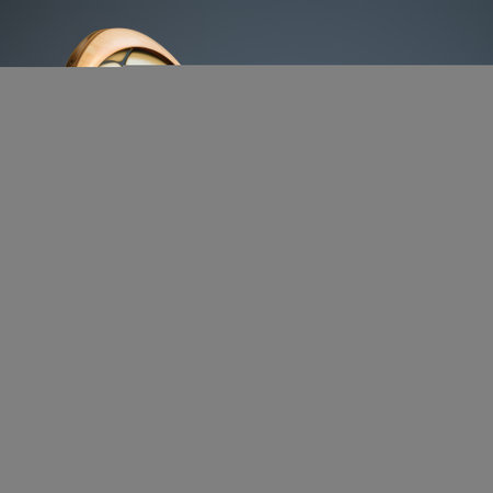 a 3d model of a rocking chair, designed with a unique blend of organic chemistry mechanisms practice problems and logistics elements. the chair features a striking combination of greenish-yellow and vanilla colors, with crosshatched shading in vanilla and cerulean-blue. made to resemble stone, the chair is predominantly brown in color, adorned with intricate filigree details. ai generatedの素材