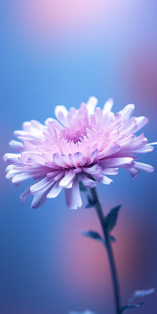 a vibrant flower wallpaper featuring a blurred background in light magenta and sky-blue hues. captured with the tokina at-x 11-16mm f/2.8 pro dx ii lens on a sony alpha a7 iii camera, this image showcases luminous shadowing and contrasting values. the use of cross processing adds a unique touch to the composition. shot with the laowa 100mm f/2.8 2x ultra macro apo lens. ai generatedの素材