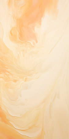 an abstract watercolor painting featuring vibrant stage backdrops with abstract swirls in light orange and light beige hues. the fluid photography captures the soft and dreamy depictions, showcasing glazed surfaces in a high-resolution 8k image. the painting also incorporates light yellow and white tones, creating a visually captivating artwork. ai generatedの素材