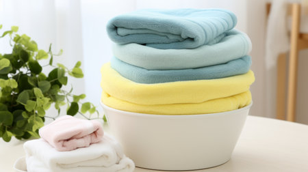 a fashionable and high-tech towel with a streamlined and comfortable appearance. made of soft and smooth fleece material, it is lightweight, durable, and easy to clean. the dark gray color adds a modern and fashionable touch, while the metal elements in the fabric create different textures under different lighting, showcasing its high-tech and textured characteristics. ai generatedの素材