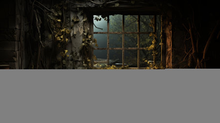 unfinished dark forest ghost witcher captured in a photo-realistic style of indoor still life. the haunting landscape showcases a whimsical floral scene with vibrant orange hues. the use of the tokina at-x 11-16mm f/2.8 pro dx ii lens enhances the photorealistic rendering, reminiscent of windows vista's iconic landscapes. ai generatedの素材