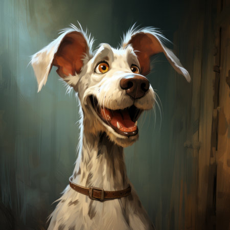 a big dane rabbit, captured in a side view shot, is depicted sitting and looking towards its right. the illustration style resembles the works of oliver jeffers, with a touch of vintage book illustration. this detailed and vibrant digital artwork showcases elements of magic realism, making it reminiscent of a storybook illustration. it is an official art piece presented in 8k full hd resolution. aiの素材