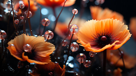 a close-up portrait photograph showcasing the godly realism of unknown candida albicans biological virus alien flowers. the image captures the brittle yet beautiful and dry elegance of the flowers, with rich and vivid contrast. shot on a 100mm lens at f/2.0, the photo exhibits a crisp and impressive depth of field, enhanced by natural lighting. this realistic and stunning 8k uhd image is a visualの素材