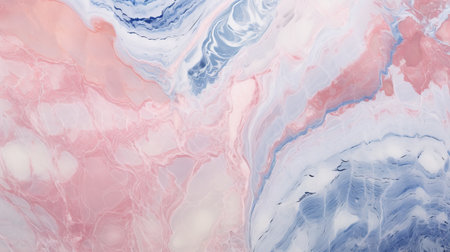 a photo of a pink and blue marble background, featuring a pattern-based painting style that combines realistic and fantastical elements. the use of fluid acrylics creates a contemporary candy-coated effect, while maintaining a sense of monochromatic serenity. ai generatedの素材