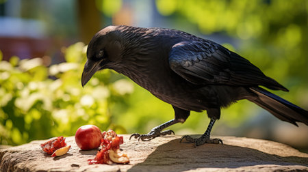 a large bird with orange plumage stands out against a dark and spooky backdrop. this uhd image captures the bird's vibrant colors, including hints of cranberrycore. the dark black and purple tones add to the mysterious atmosphere, while the play of light and shadow enhances the nature-inspired imagery. ai generatedの素材
